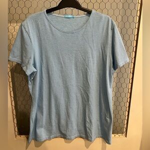 J. McLaughlin Sky Blue Short Sleeve Tee